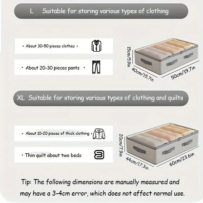 Large Capacity Clothes Storage Bag Under Bed