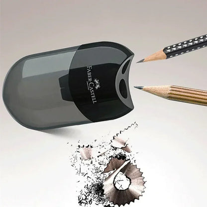 Double Hole and One Hole Pencil Sharpener Transparent