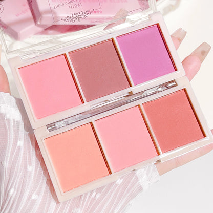 HISYI three-color blush natural color makeup