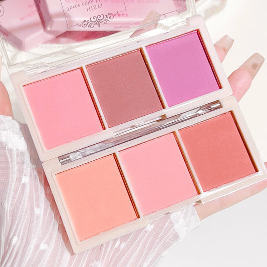 HISYI three-color blush natural color makeup