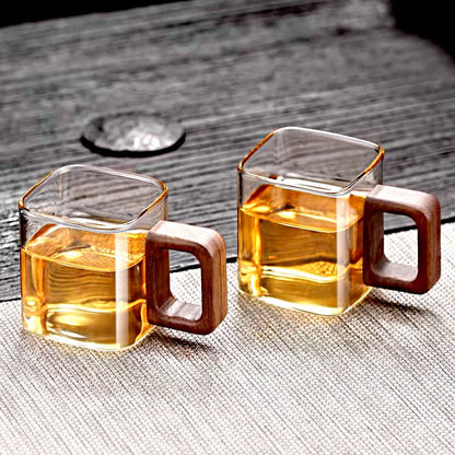 Small Capacity Fresh Ground Coffee Glass Coffee Mug