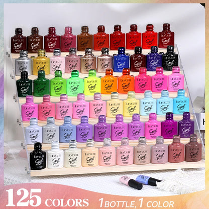 7ml Gold Sparkling Glitter Gel Nail Polish UV Gel Soak off UV LED Nail Gel Varnish