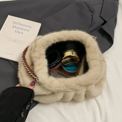 Faux Fur Shoulder Bags