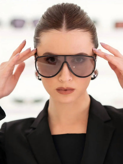 Unisex Retro Frog-eye Frame Sunglasses