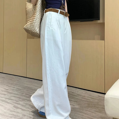 Y2K Korean Style High Waisted Wide Leg Jeans