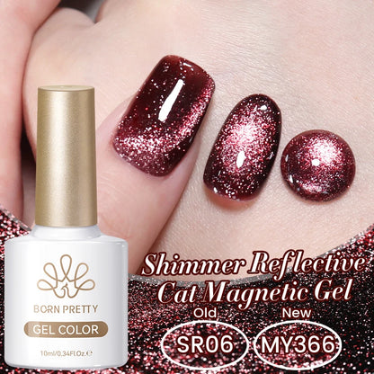 Dark Red Cat Magnetic Gel Nail Polish