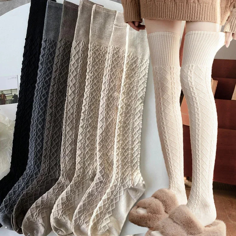 Knee High Thicken Warm Thigh Socks