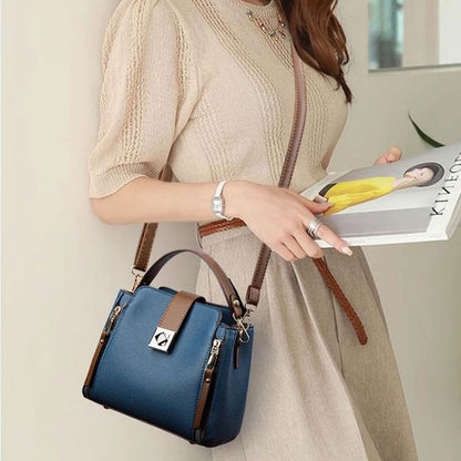 Small Bucket Shoulder Luxury Designer PU Leather Messenger Crossbody Bags