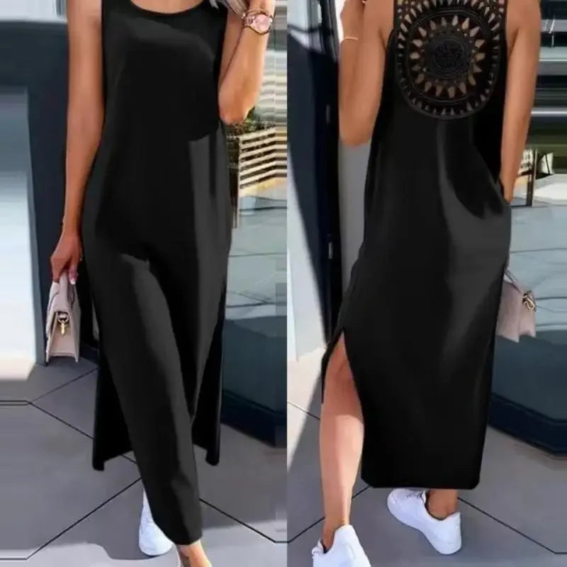 Sleeveless Sexy Loose Slim Dress