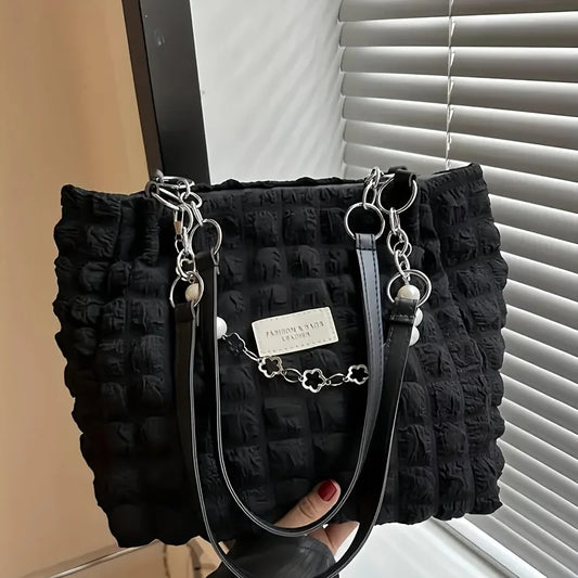 Chic Cloud Tote Large Capacity Nylon Shoulder Bag