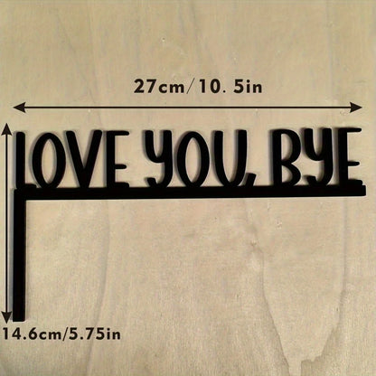 1pc Modern Metal Toilet Door Sign