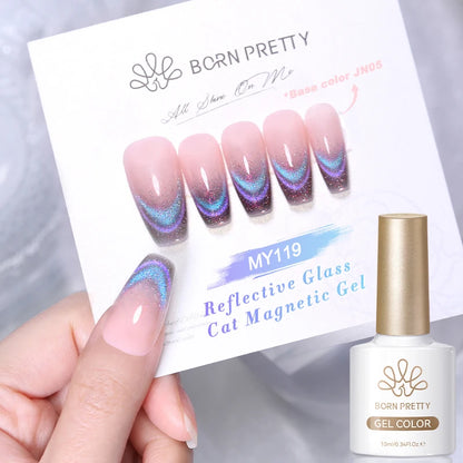 Dark Red Cat Magnetic Gel Nail Polish