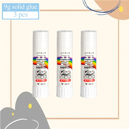 3/6PCS Student Office Stick Long Lasting Smooth Handmade Art Glue