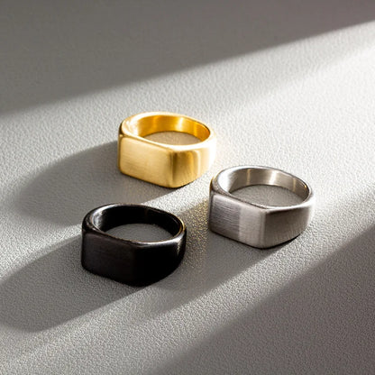 Unisex Titanium Steel Ring