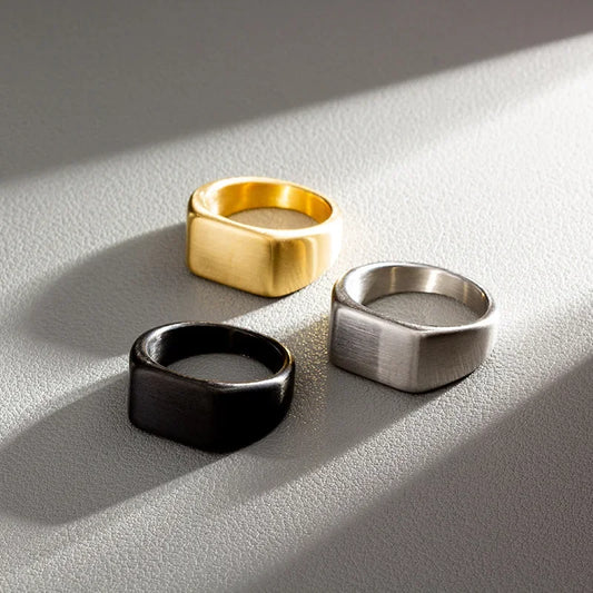 Unisex Titanium Steel Ring