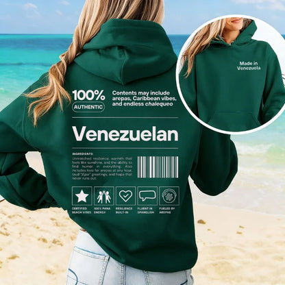 Venezuelan Hoodie Veneka Pullover Christmas Sweater