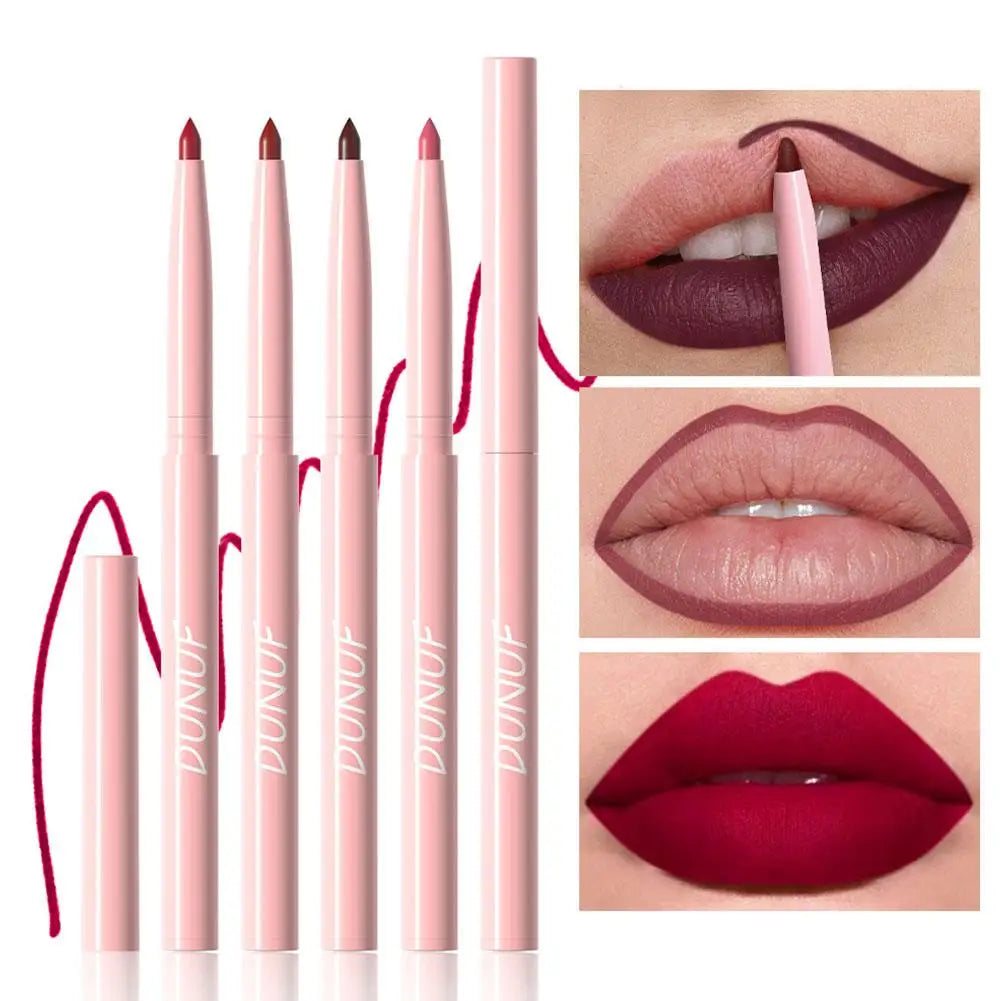6Pcs Velvet Matte Lip Liner Pencil Lip Contours Makeup Set