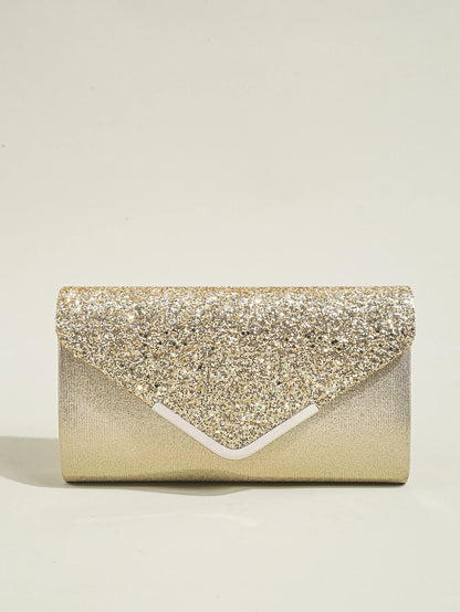 Prom Sequin Clutch Purse chain Shoulder Cross Body Bag