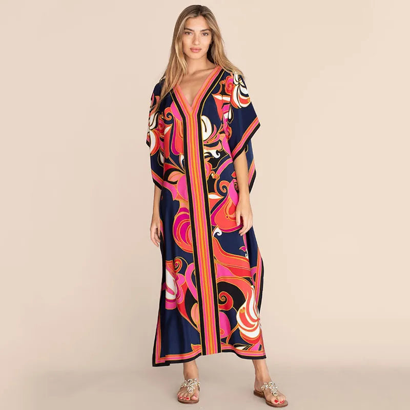 Beach Outfits Cover-ups Swimsuit Bathing Suit Maxi Dress