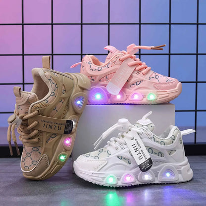 Luminous Light Up Toddler Walking Sneaker