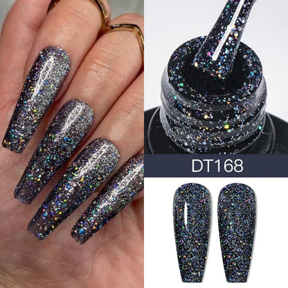 7ml Red Series Gel Nail Polish Glitter