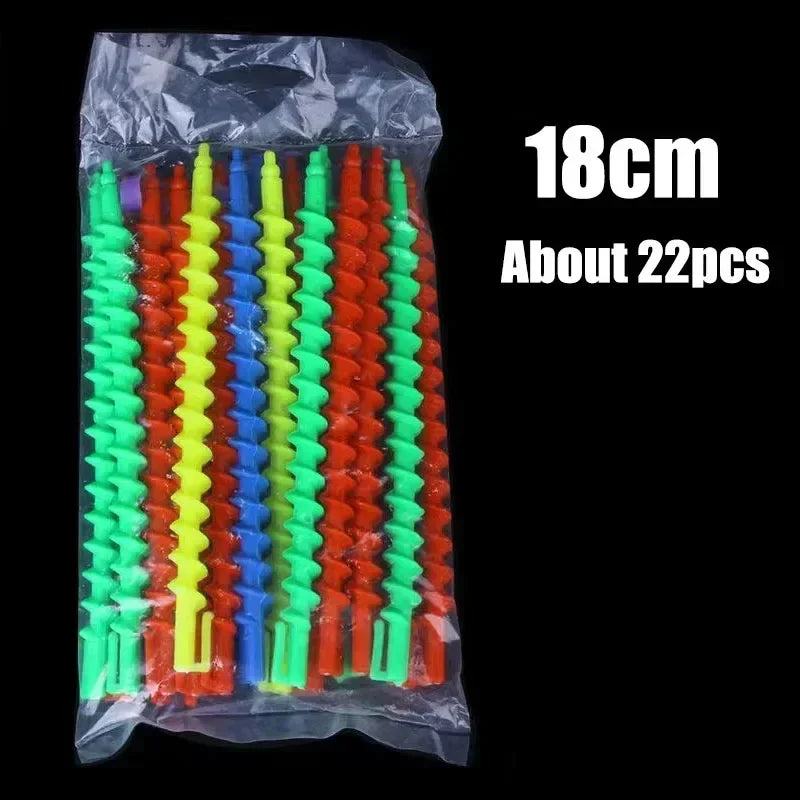 Plastic Spiral Perm Stick Heatless Hair Curler