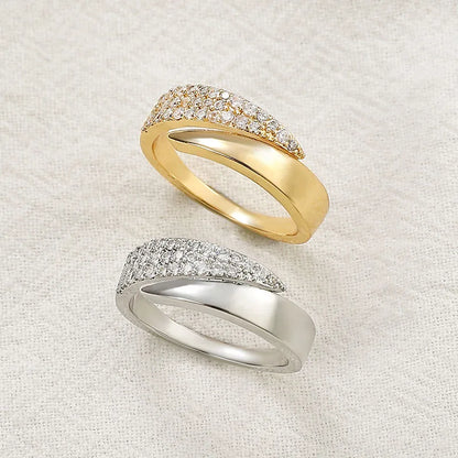 DANA Stainless Steel 18 K Golden Sun Rings