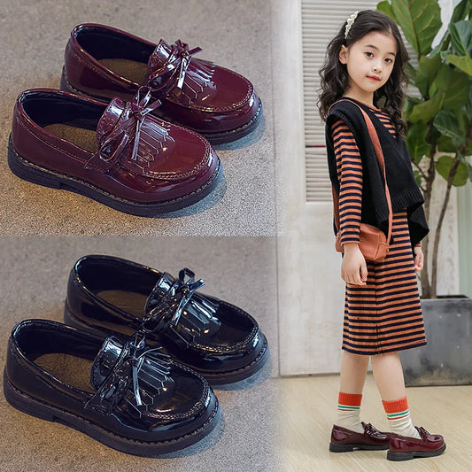 Casual Leather Flats Tassels Loafers Shoes