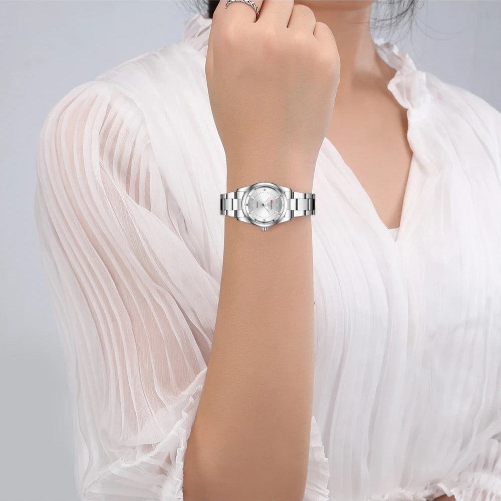 DANA Stainless Steel Rhinestone Watches