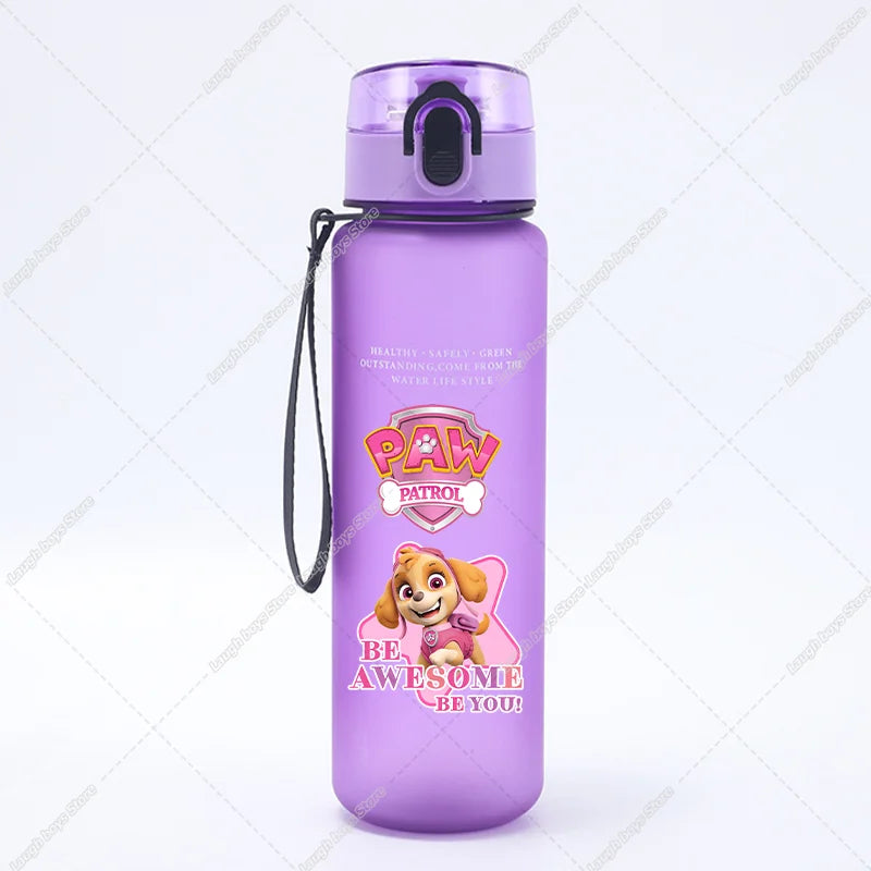 650ML PAW Patrols Boys Water Bottle Cartoon Anime Leak Proof Sports Bottles