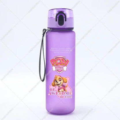 650ML PAW Patrols Boys Water Bottle Cartoon Anime Leak Proof Sports Bottles
