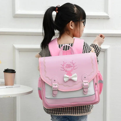 School Bags Girls Orthopedic Backpack Cute Waterproof SchoolBag