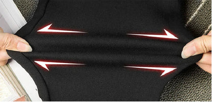 Jeans de oficina ajustados y elásticos coreanos