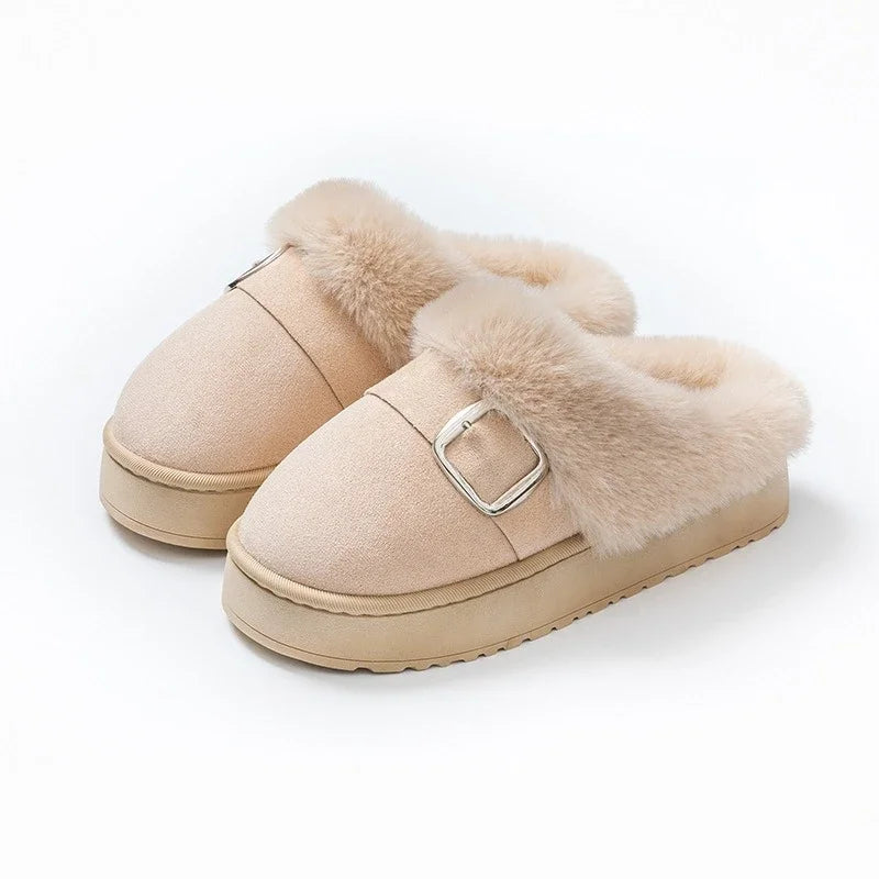thickened home cotton slippers shoes