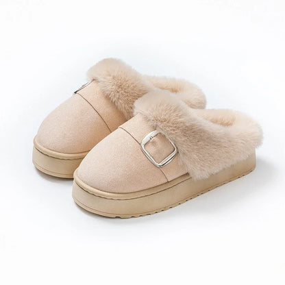 thickened home cotton slippers shoes