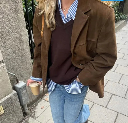 Autumn Winter Jacket Long Sleeve Short Coat Overcoat