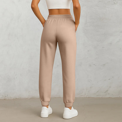 Straight Leg Elastic Waist Pants