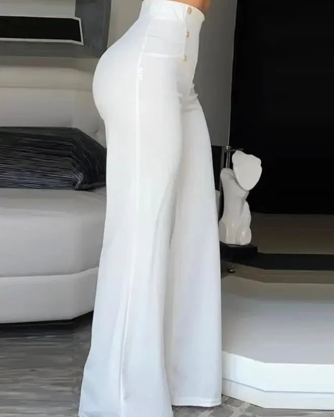 High Waist Wide Leg Bootcut Pants