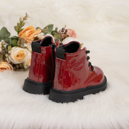 Waterproof PU Leather Toddler Boots