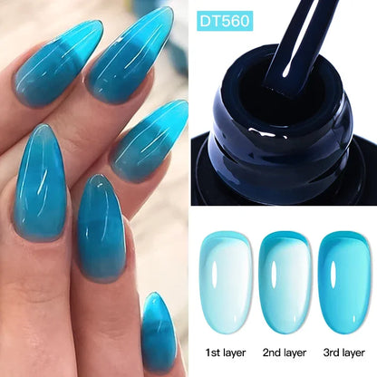 7ml Red Series Gel Nail Polish Glitter