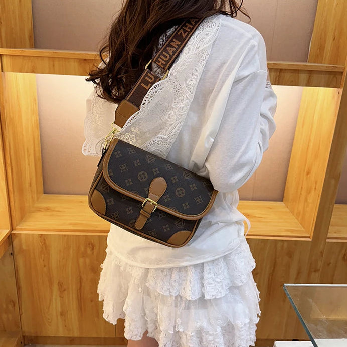 Classic Texture Crossbody Bag