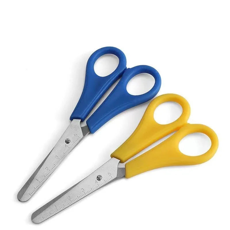 Graduated Student Scissors DIY Handmade Scissors Safety Ruler