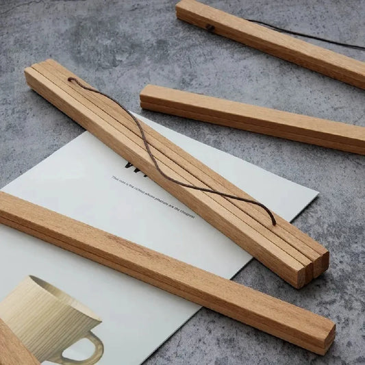 Natural Wood Magnetic Poster Hanger Canvas Frame