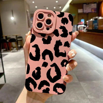 Leopard Design Camera Protective Phone Case iPhone Cover