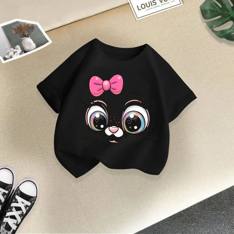 Foreign Animal Print Half Sleeve T-shirt