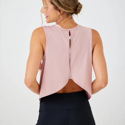 Racerback Yoga Workout Gym Sleeveless Shirts