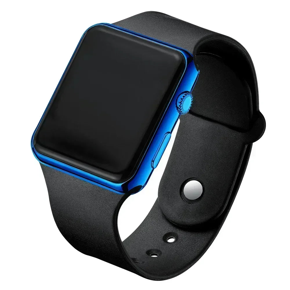 Digital Electronic Square LED Sport Wristwatch