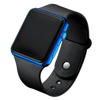 Digital Electronic Square LED Sport Wristwatch