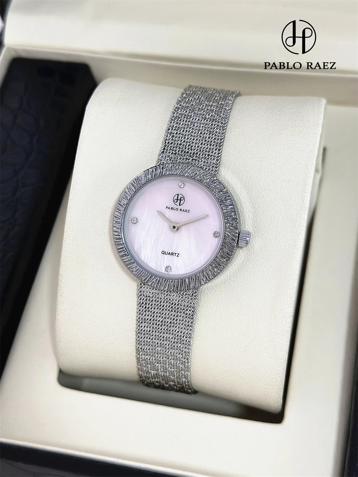 Real Shot Luxury Waterproof  Relogio Steel Mesh Watches
