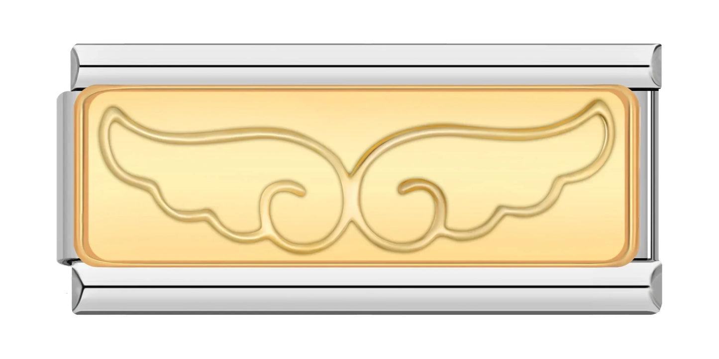 DANA Angle Wing Love Stainless Steel Bracelet